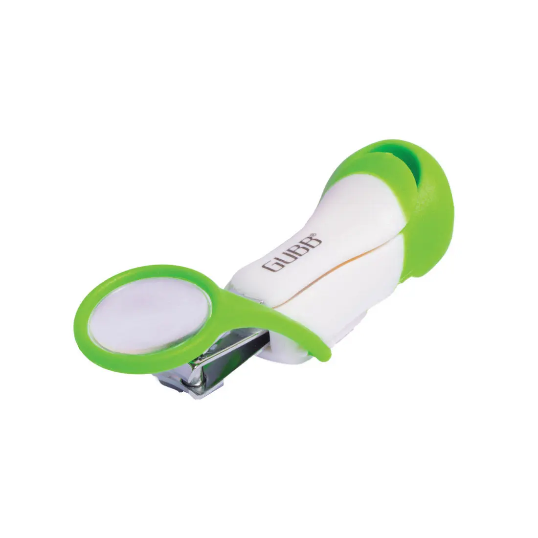 GUBB Baby Nail Clipper with Magnifier Light green