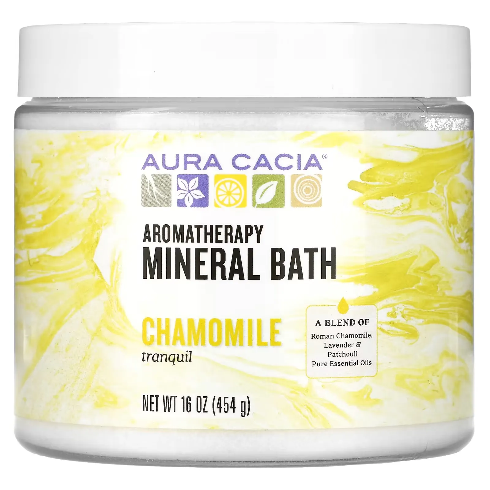 Aromatherapy Mineral Bath, Tranquil Chamomile, 16 oz (454 g)