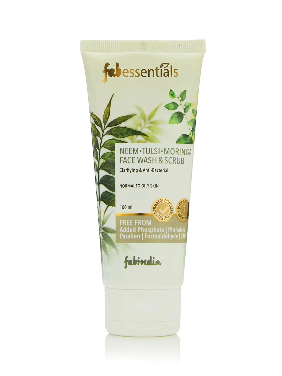 Fabessentials Neem Tulsi Moringa Face Wash & Scrub