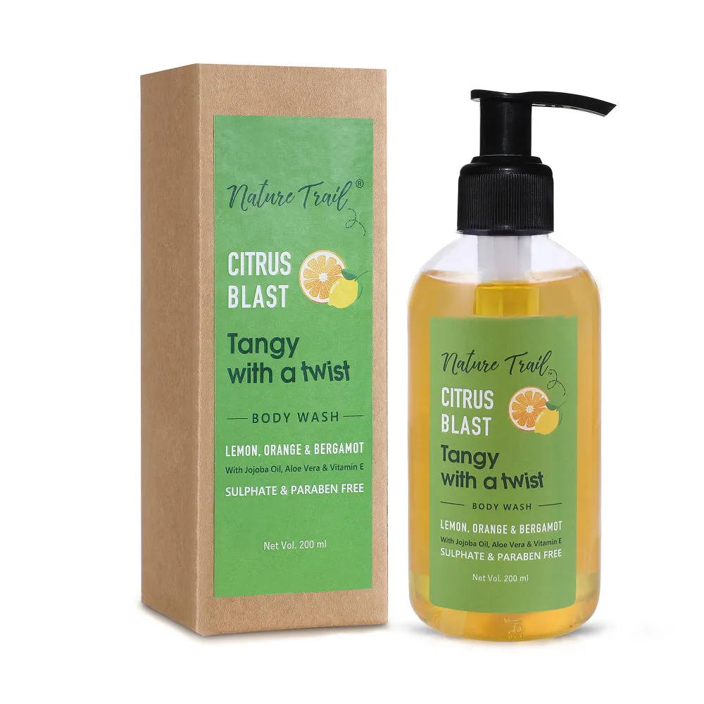 Nature Trail Citrus Blast Body Wash Gentle & Moisturizing Sulphate & Paraben Free