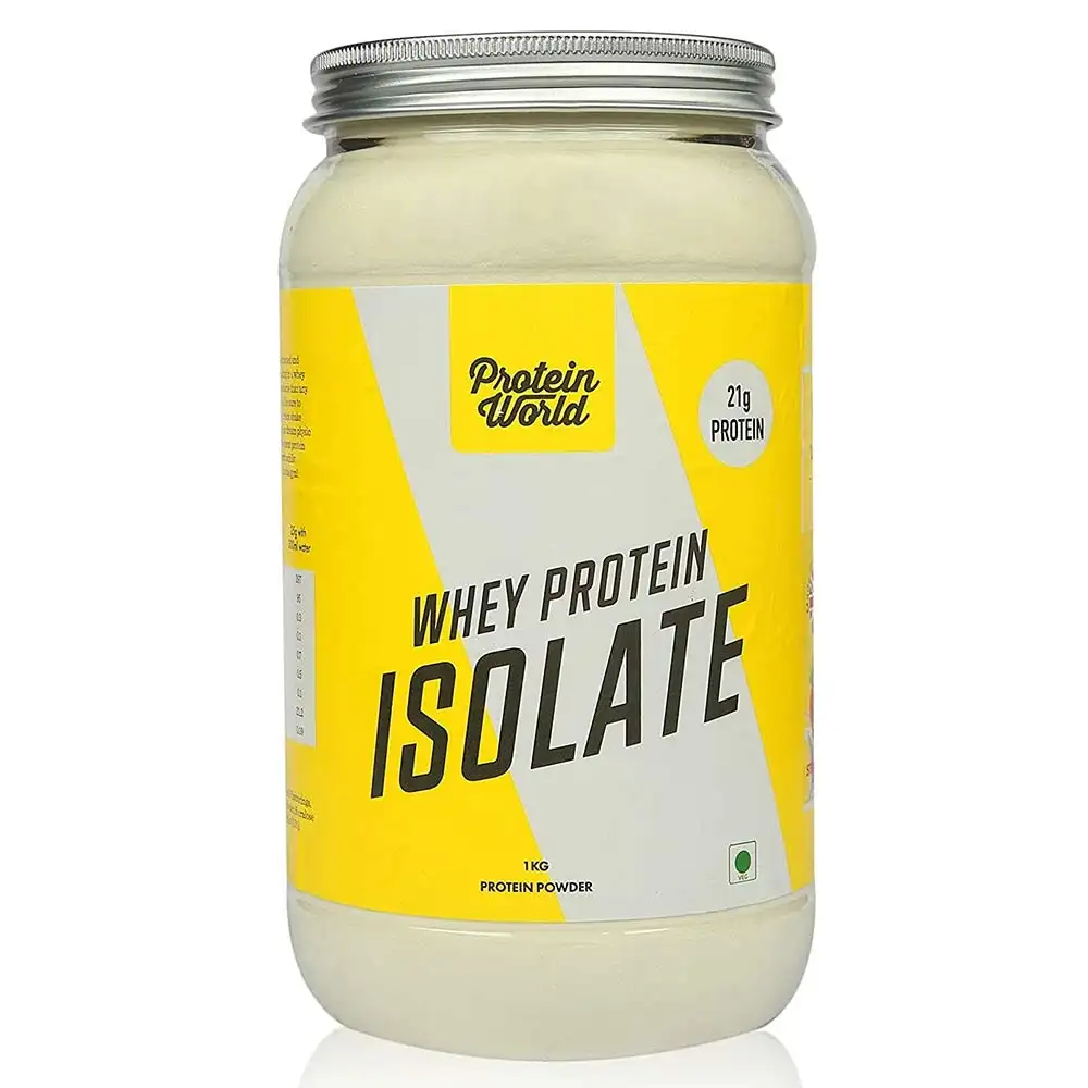 Protein World Whey Protein Isolate,  2.2 lb  Strawberry Milkshake