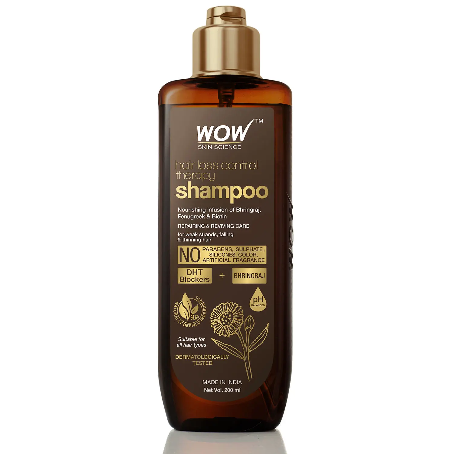 WOW Skin Science Hair Loss Control Therapy Shampoo 200 ml