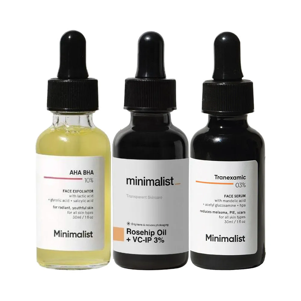 Minimalist Anti Pigmentation Advanced Kit for Melasma & Post Inflammatory Hyperpigmentation & Erythema (PIH /PIE)