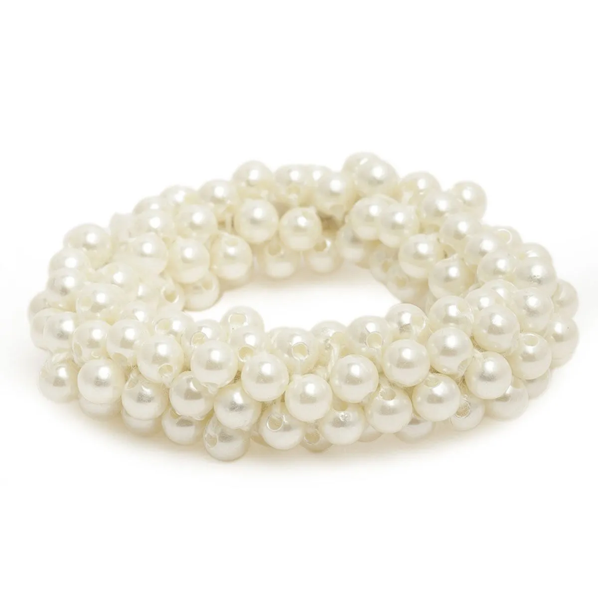 Toniq White Pearl Rubber Band For Women.(osxxh109)