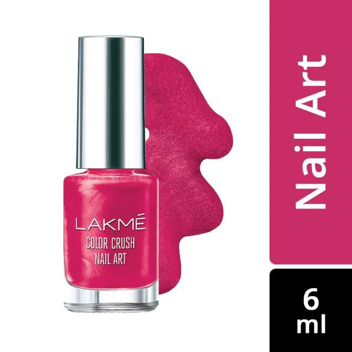 Lakme Color Crush Nail Art - Fuschia M9 (6 ml)