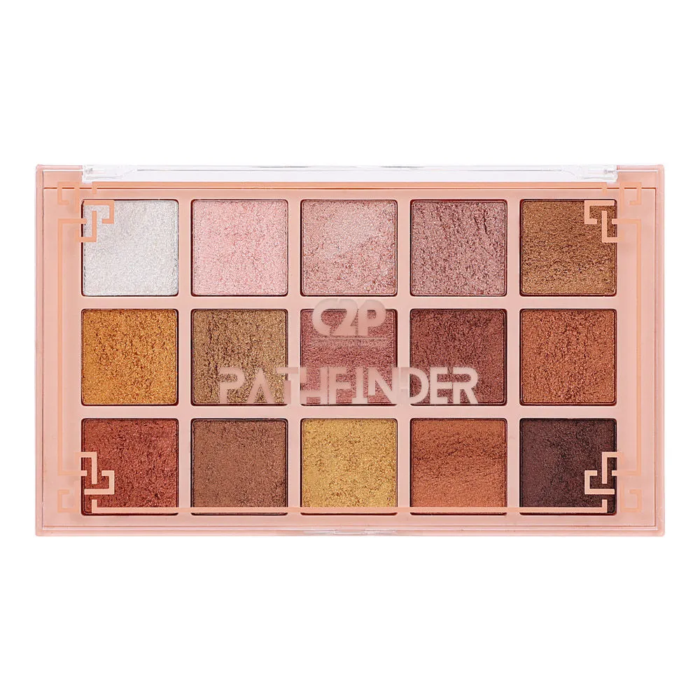 C2P Pro Pathfinder 15 Color Eye Shadow Palette - Rigid Rose 05