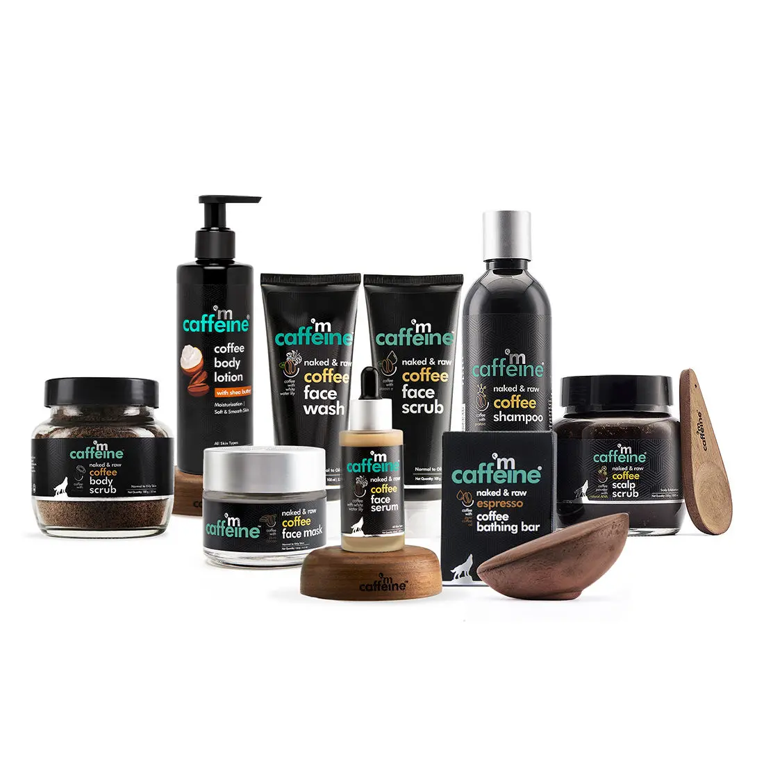 mCaffeine Complete Coffee Face-Body-Hair Pampering Kit