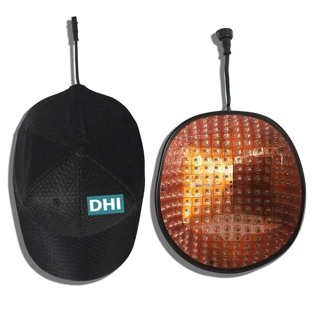 DHI Laser Cap,  Black  Free Size with 272 Medical Grade Lasers