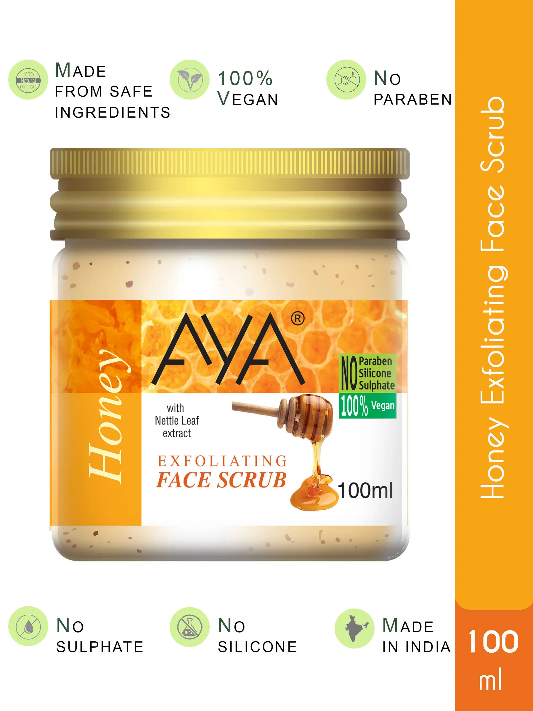 AYA Honey Exfoliating Face Scrub