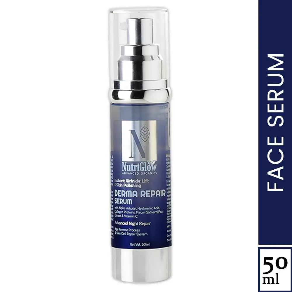 NutriGlow Advanced Organics Derma Repair Serum For Age Reverse Process, 50ml