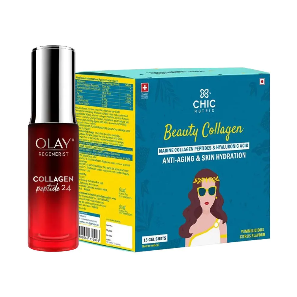 Olay Collagen Booster Nutraceutical Firm Skin Chicnutrix & Olay Serum