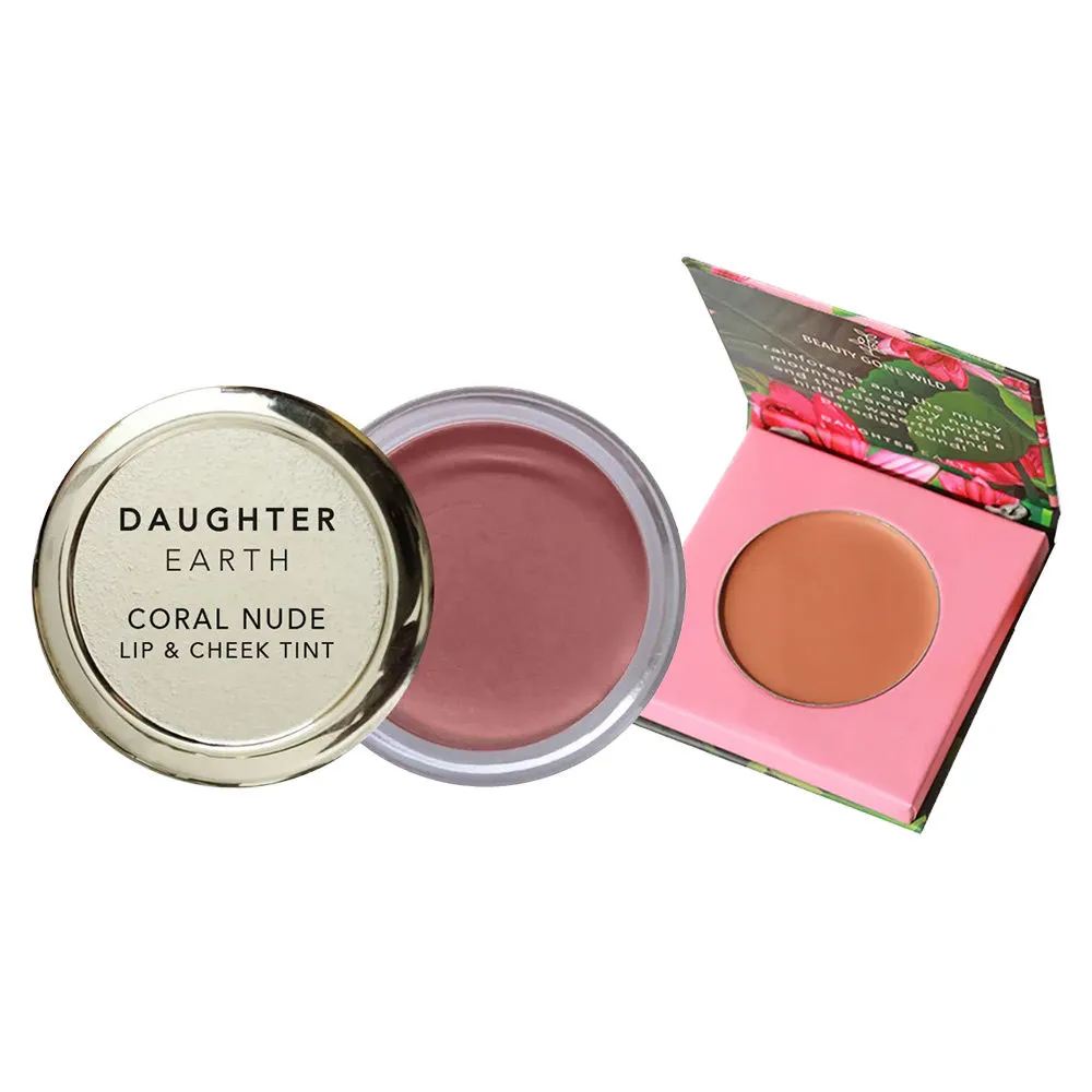 Daughter Earth Concealler (Latte) + Lip And Cheek Tint ( Coral Nude)