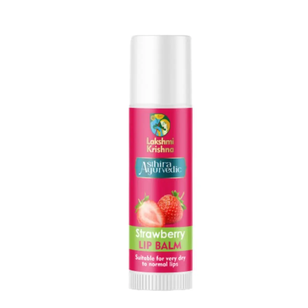 Lakshmi Krishna Naturals Strawberry lip balm 6 g