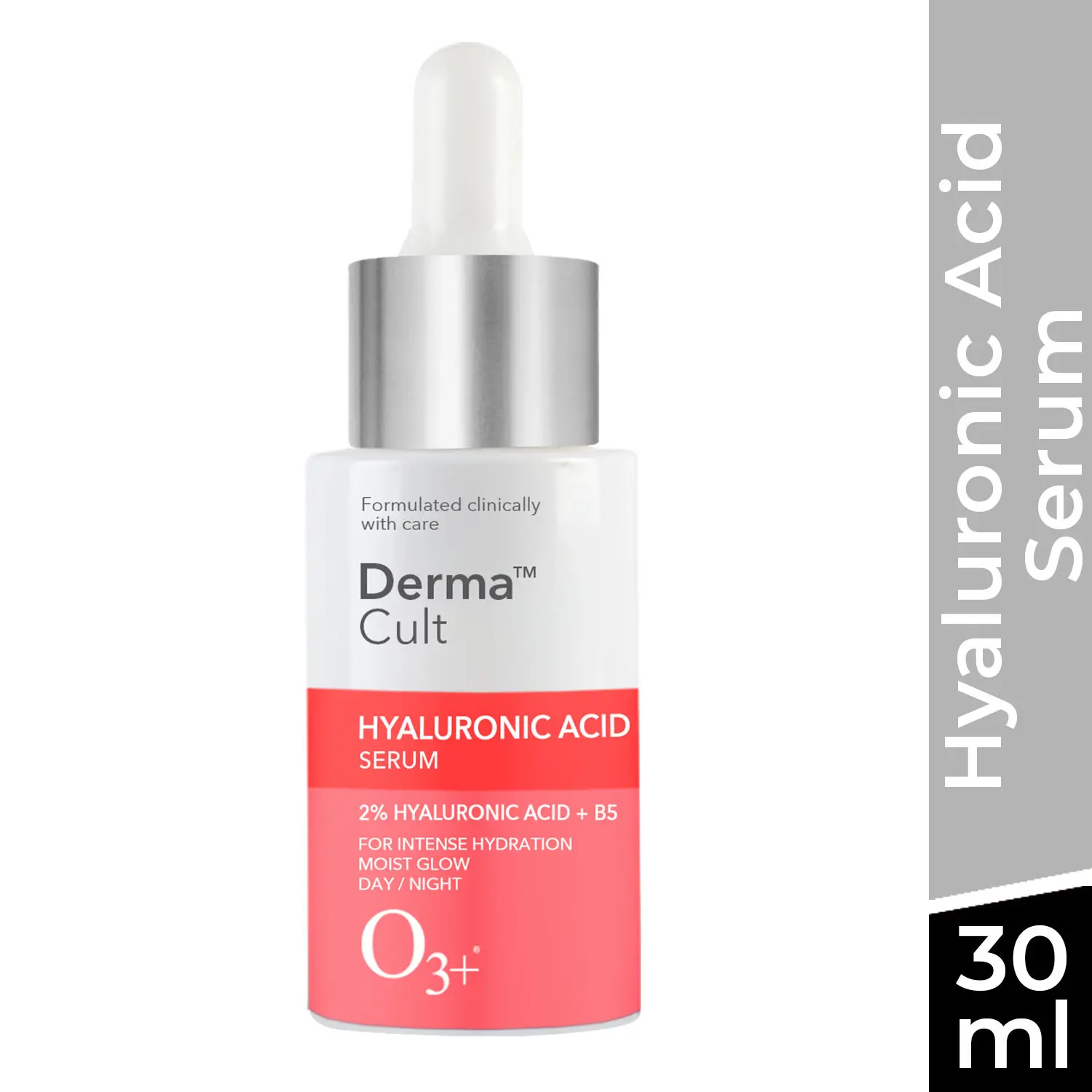 O3+ Derma Cult 2% Hyaluronic Acid Serum For Intense Hydration - With B5 (30ml)