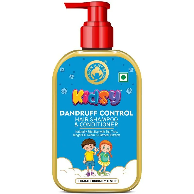 Mom & World Kidsy Dandruff Control Hair Shampoo & Conditioner For Kids