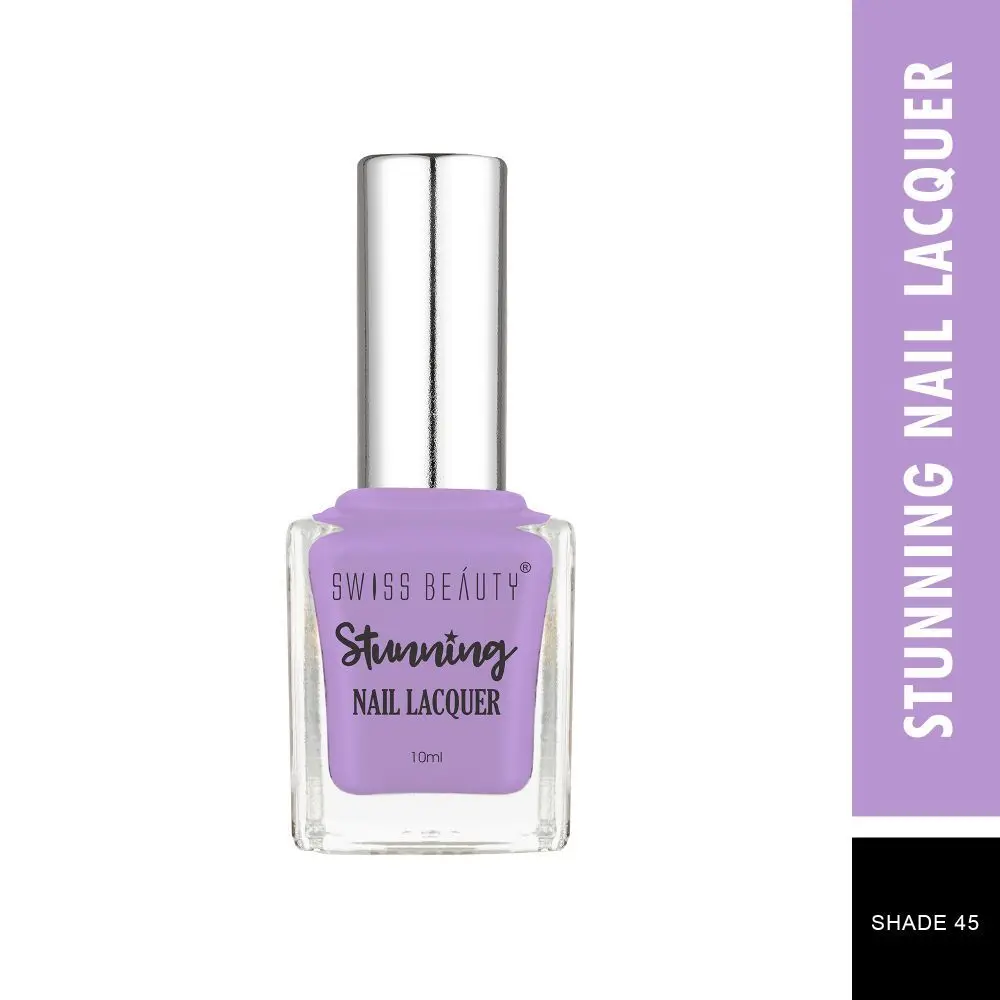 Swiss Beauty Stunning Nail Lacquer 45 Grapa Fit (10 ml)