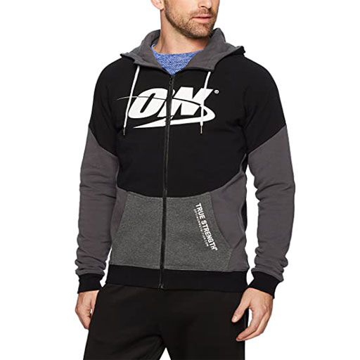 Optimum Sweatshirt Zip Up - Black - Medium