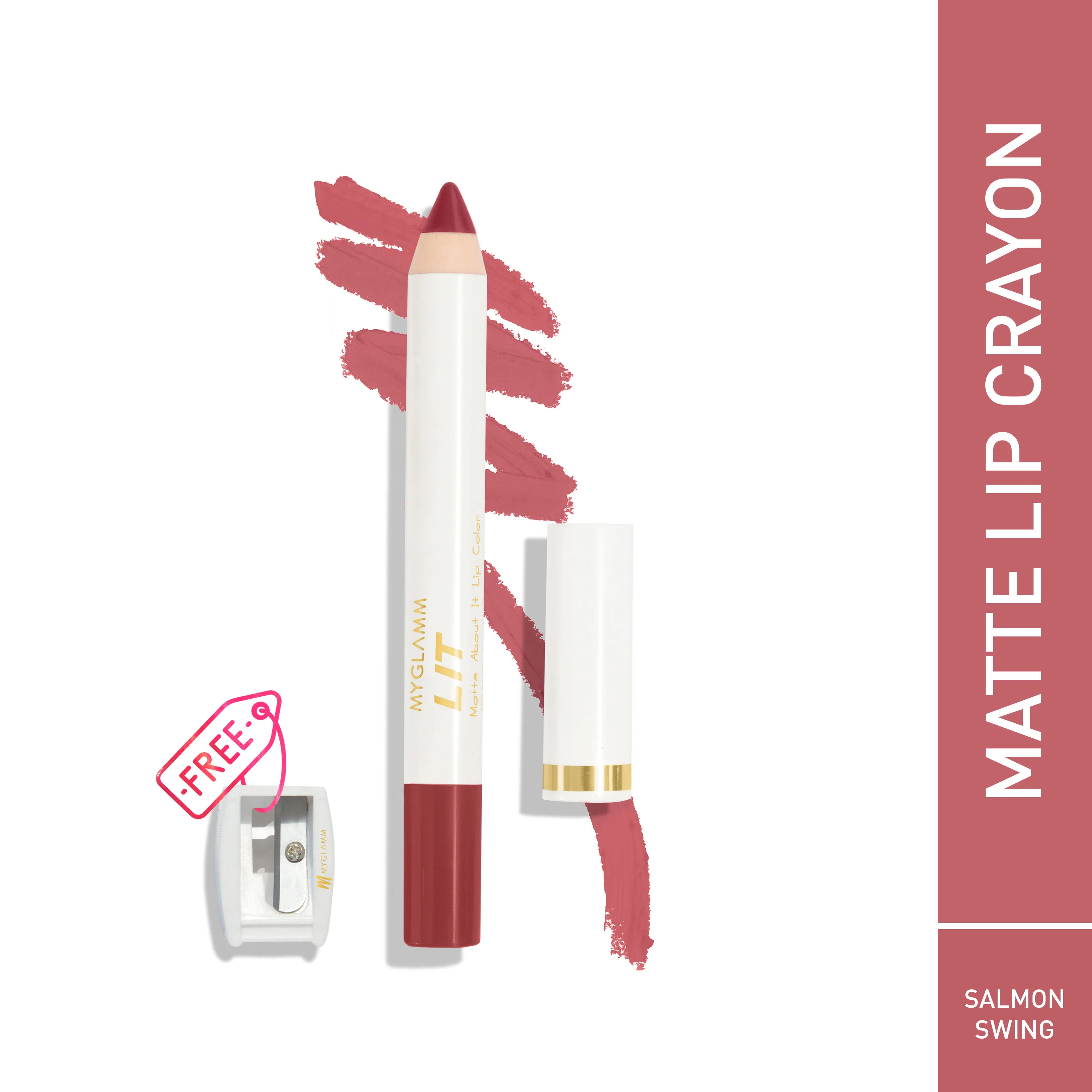 MyGlamm Lit Matte About It Lip Color - Salmon Swing