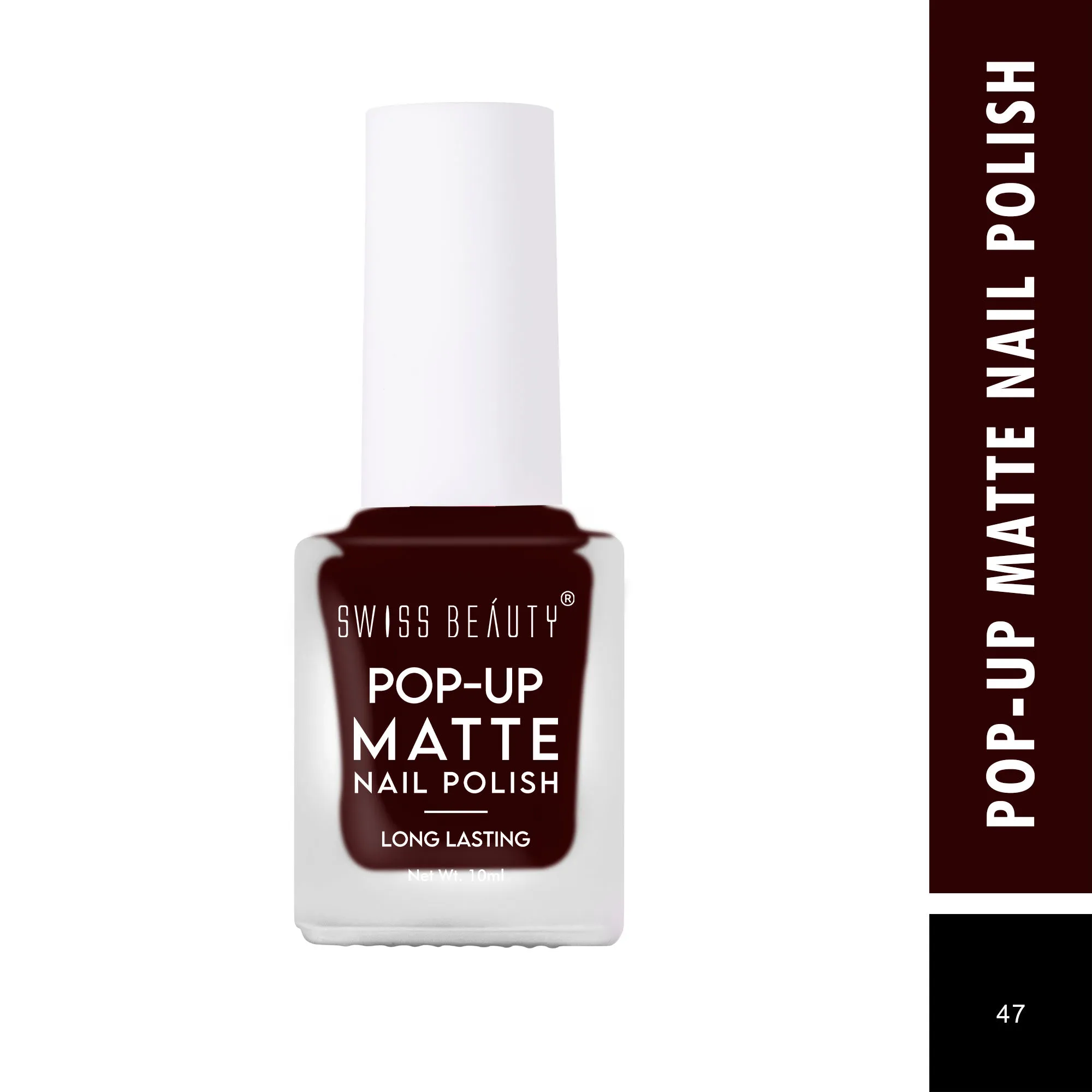 Swiss Beauty Pop-Up Matte Nail Polish - Shade 47