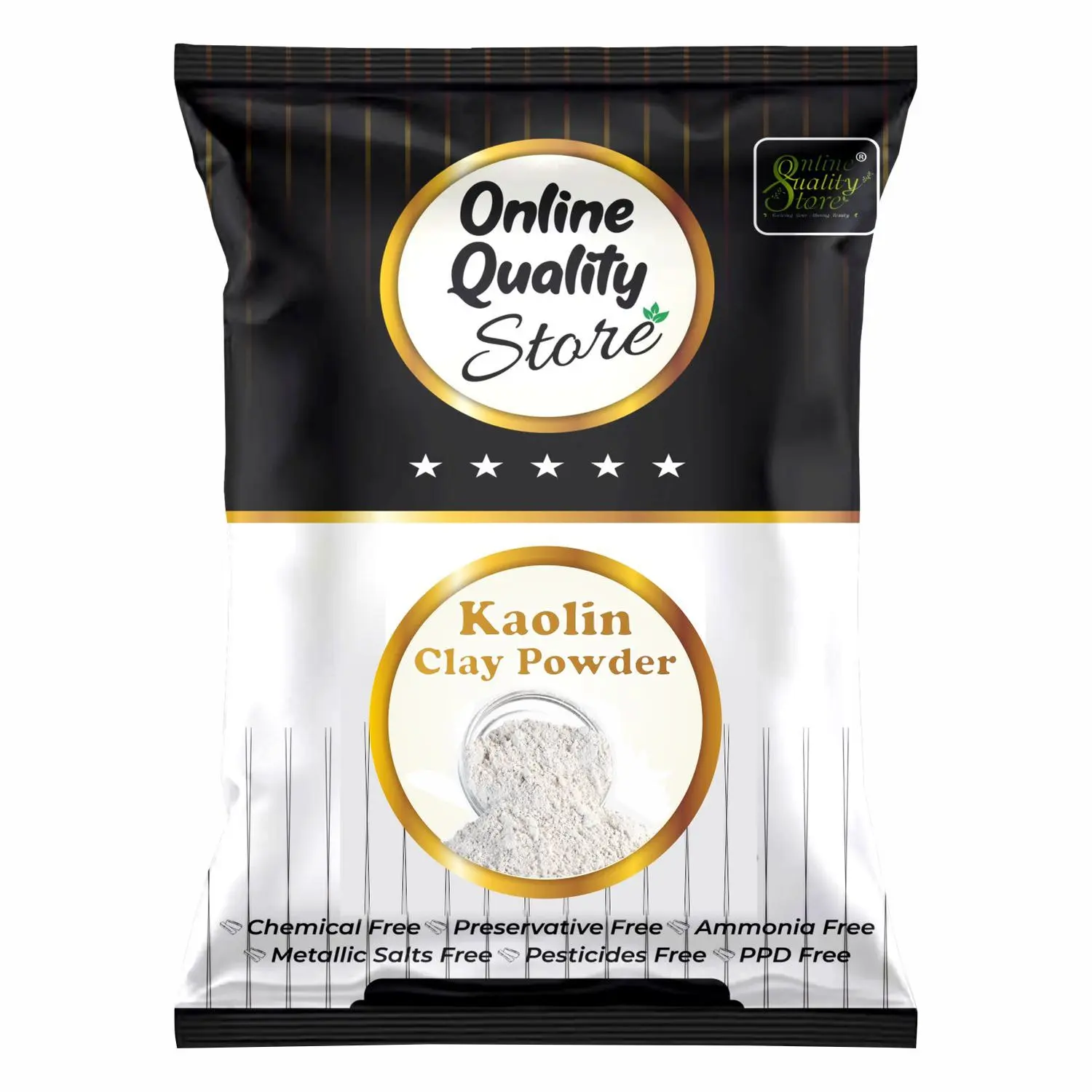 Online Quality Store Kaoline Powder - 100 g |Kaolin Clay Powder - 100g | Chinni Mitti Powder for Face Pack, Skin Care | 100% Natural & Original Kaolin Clay Powder {clay_100}