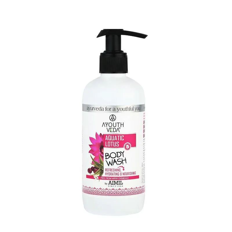 Ayouthveda Aquatic Lotus Body Wash With Super Hydrating & Refreshing Formula