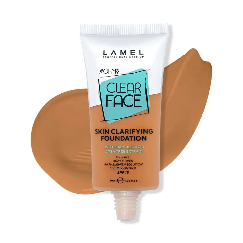 LAMEL Oh my Clear Face Foundation SPF15 408 Golden 40ml