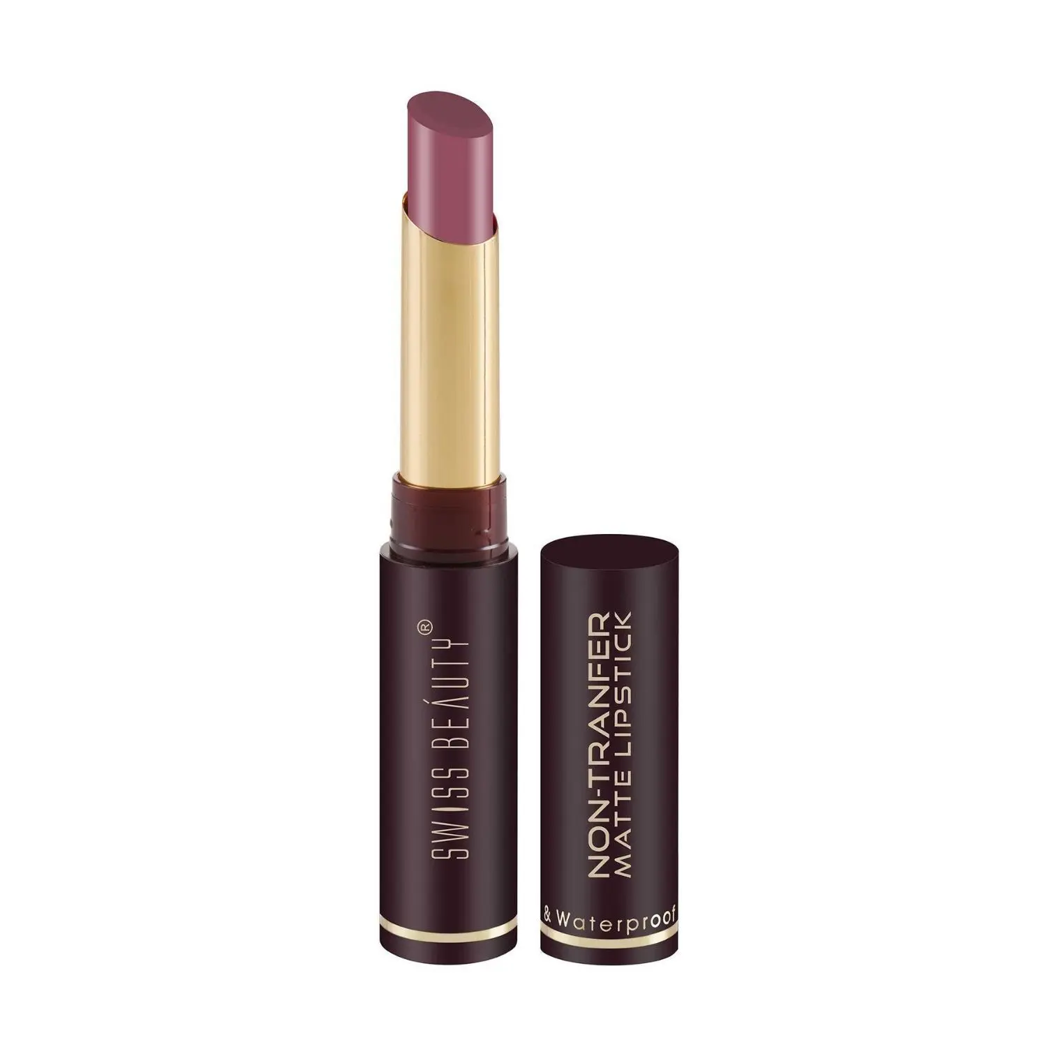 Swiss Beauty Non-Transfer Matte Lipstick - 7 - Mauve Blush - 2 gm