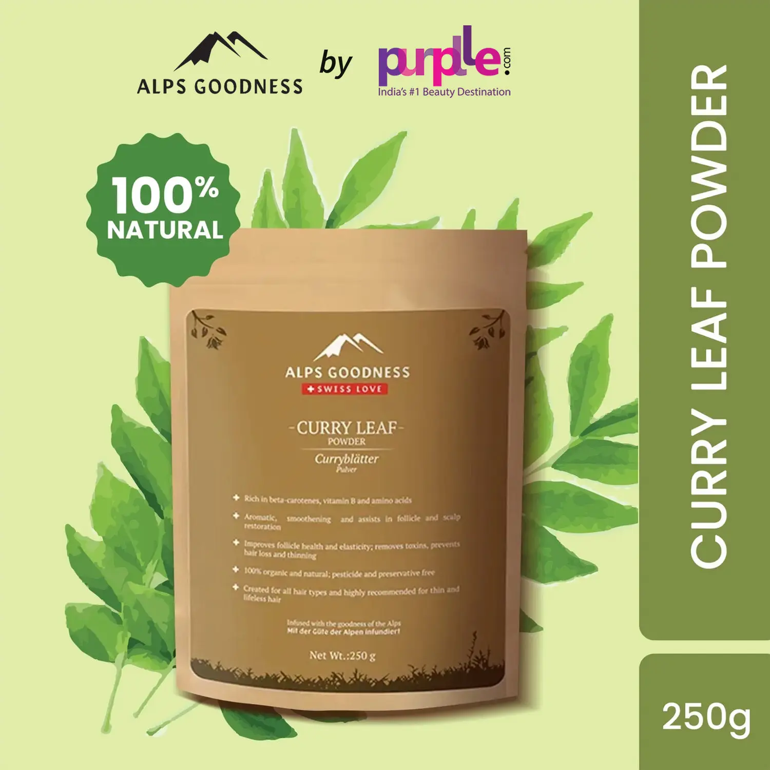 Alps Goodness Powder - Curry Leaf (250 g)