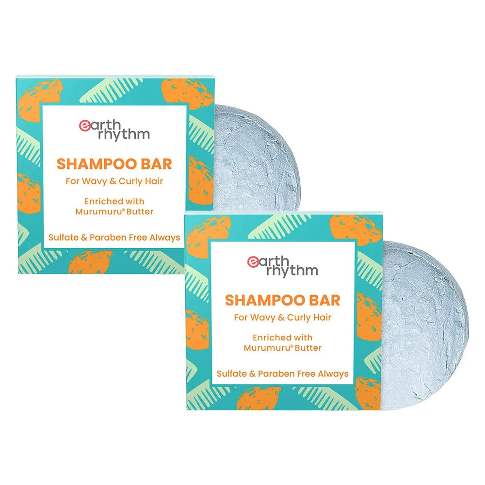 Earth Rhythm Murumuru Butter Shampoo Bar (Pack Of 2)