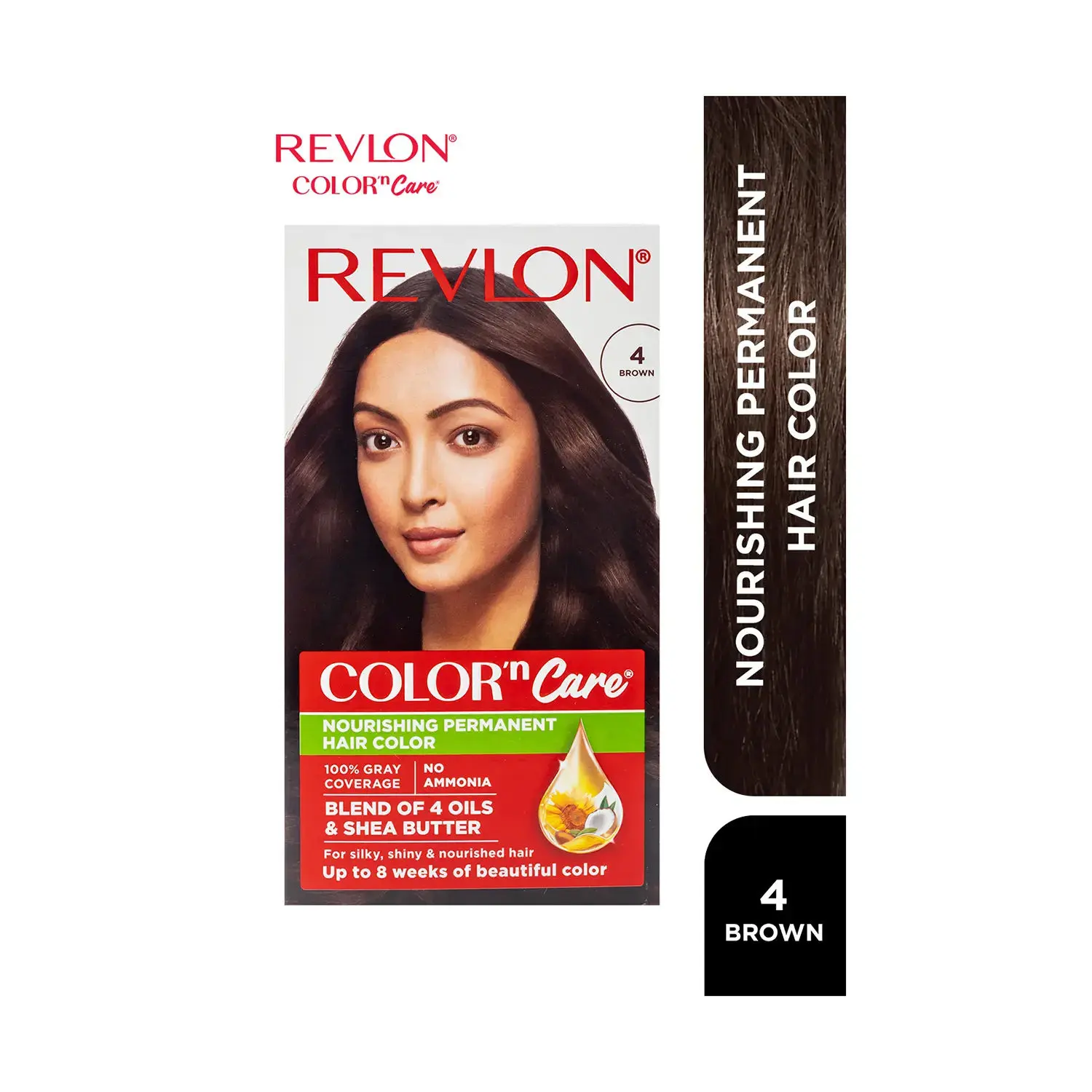 Revlon Color N Care Permanent Hair Color Cream - Darkest Brown 4N