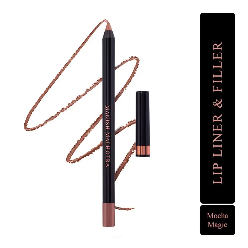 Manish Malhotra Beauty By MyGlamm Lip Liner and Filler -Mocha Magic (1.2 g)