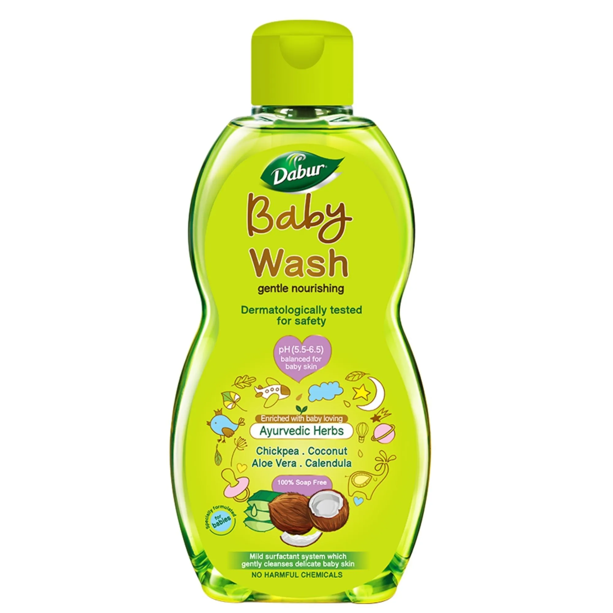 Dabur Gentle Nourishing Baby Wash Enriched with Ayurvedic Herbs