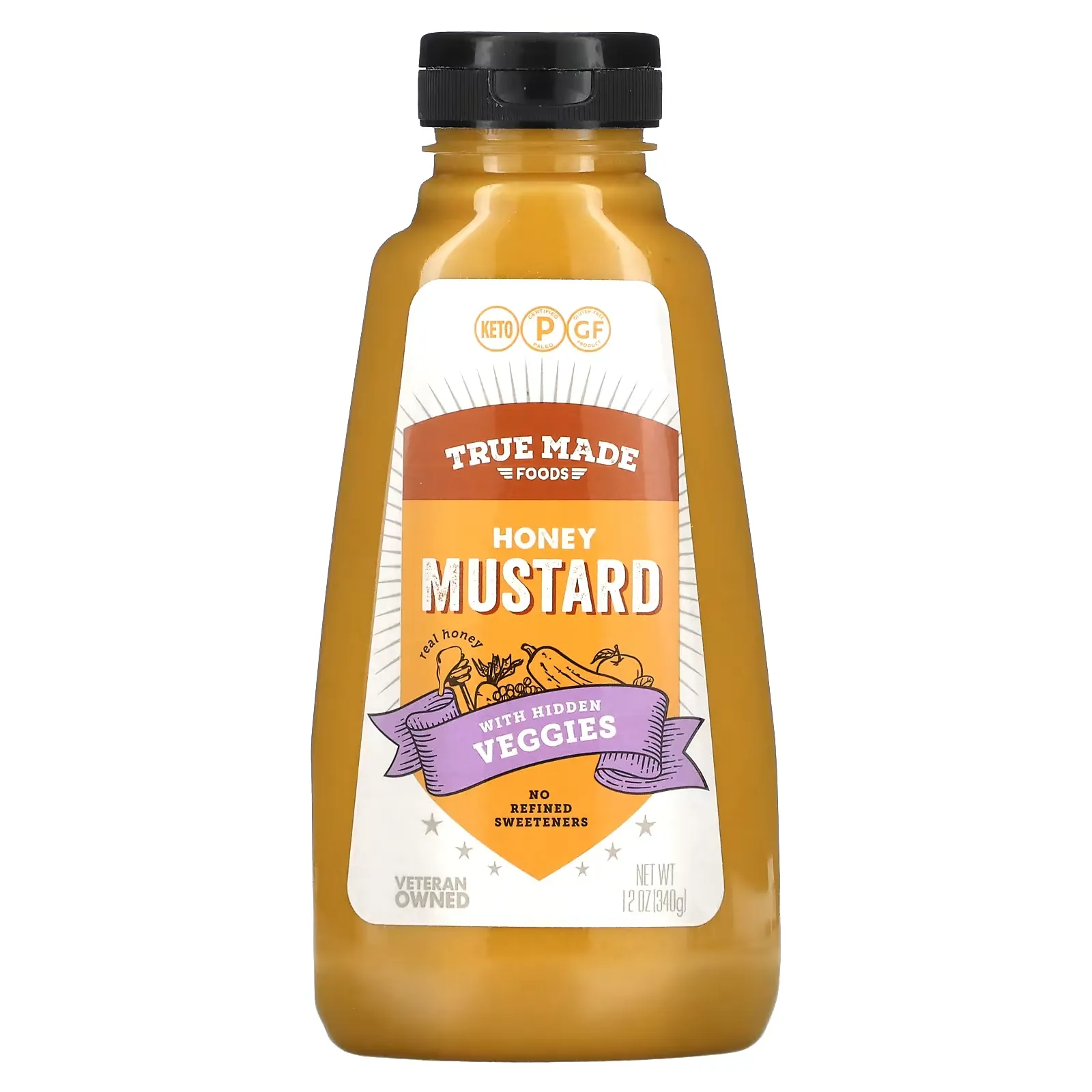 Honey Mustard with Hidden Veggies, 12 oz (340 g)