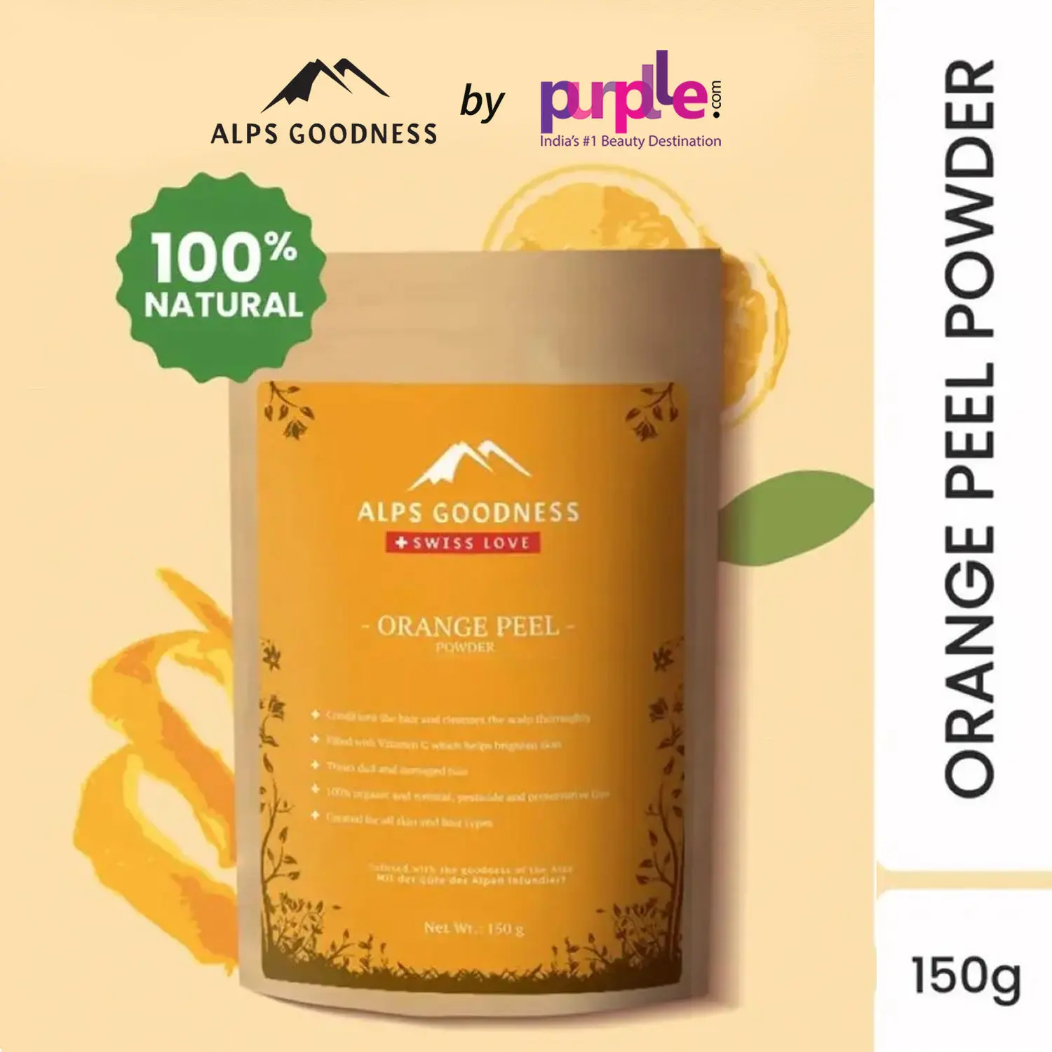 Alps Goodness Powder - Orange Peel (150 gm)