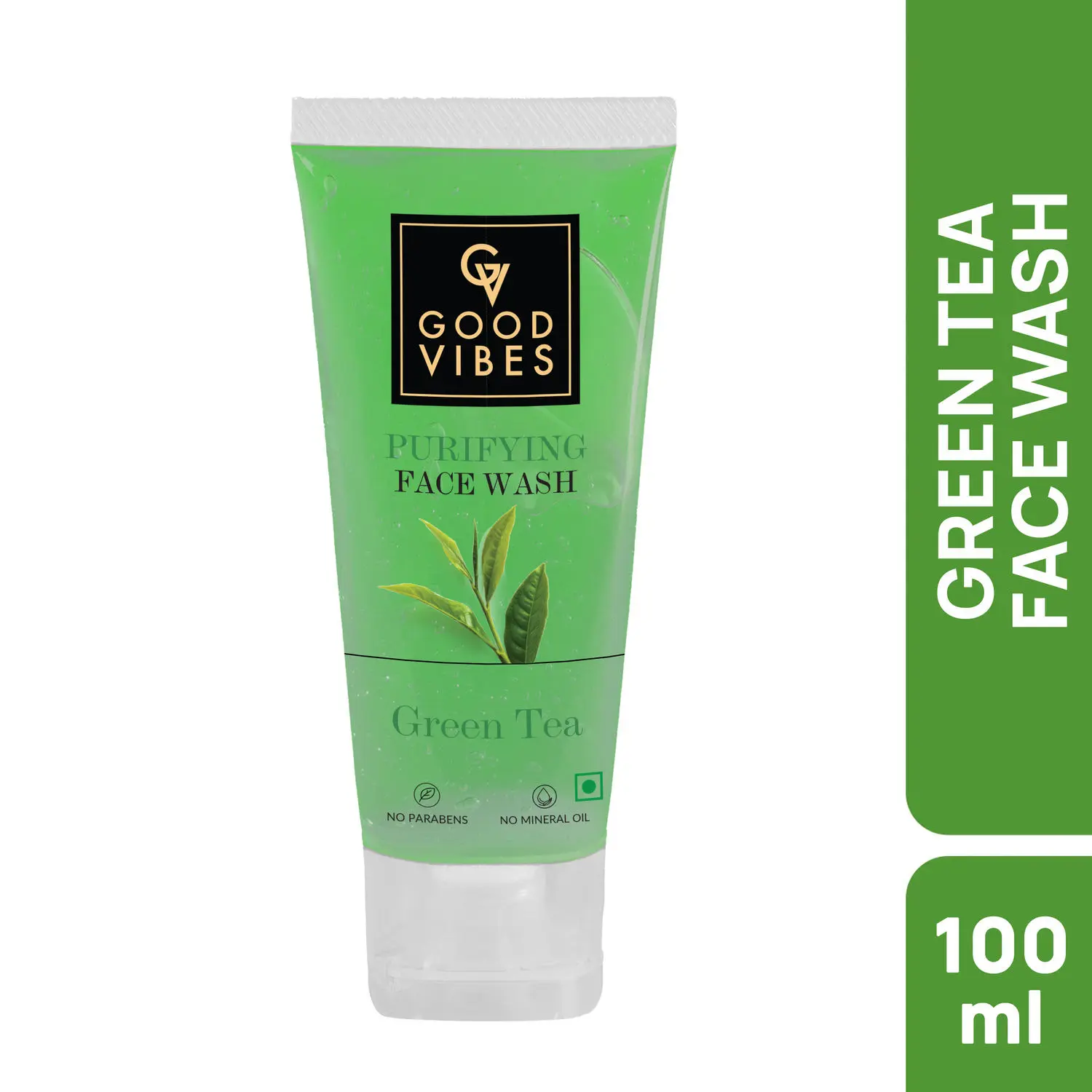 Good Vibes Green Tea Purifying Face Wash (100ml)