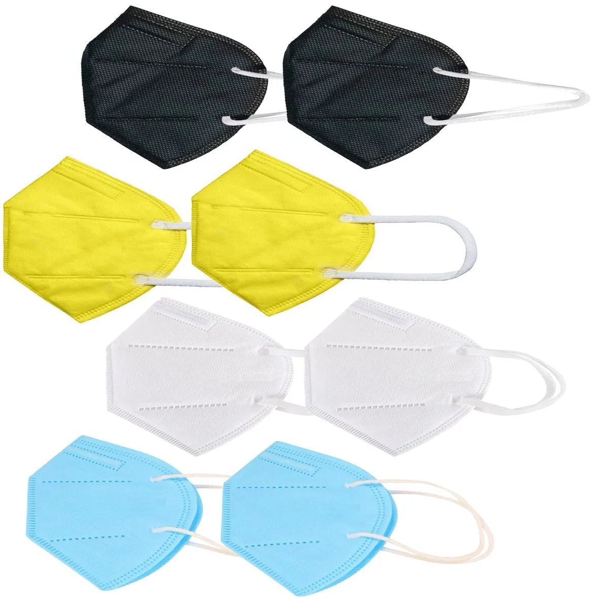 Fabula Pack of 8 Kn95/N95 Anti-Pollution Reusable 5-Layer Mask