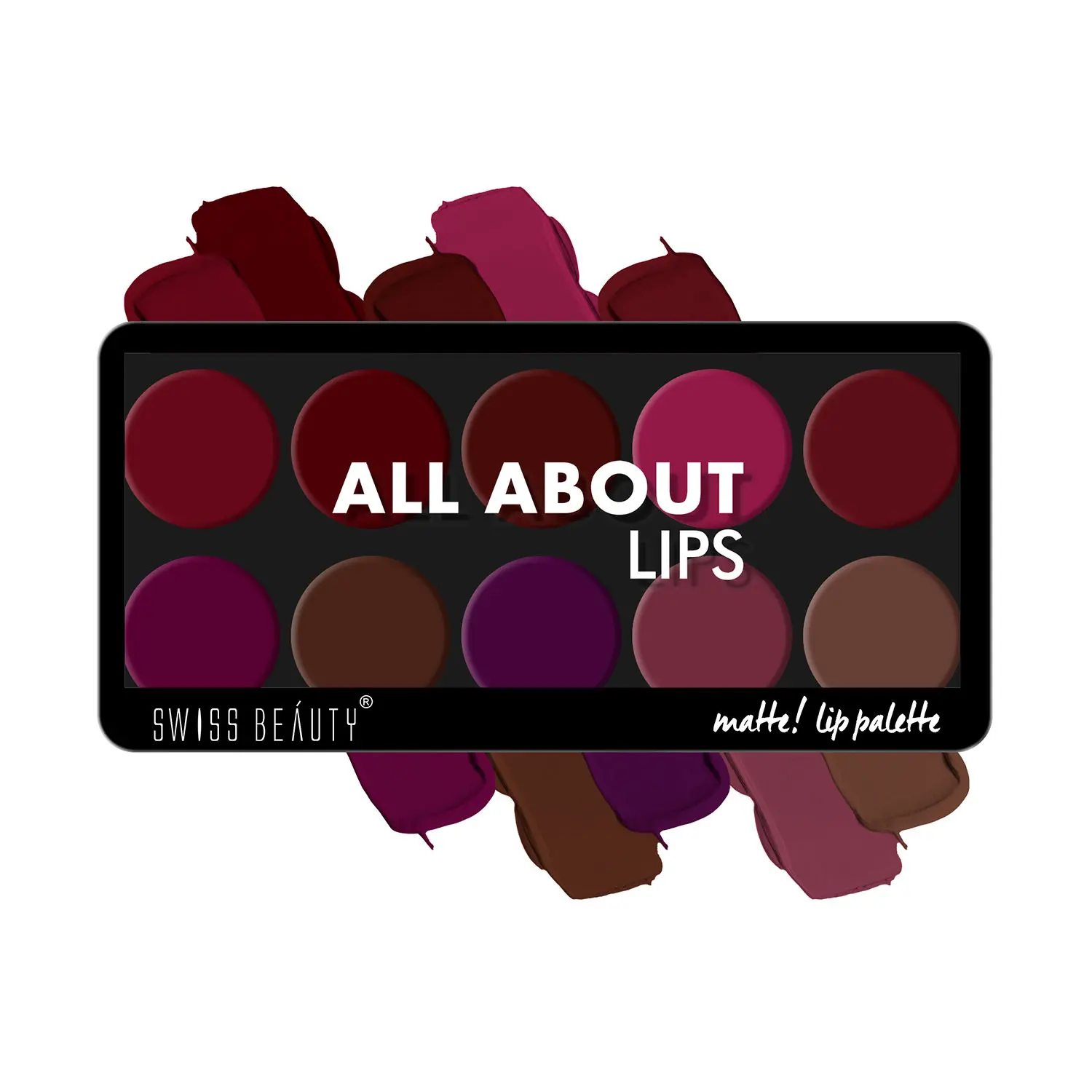 Swiss Beauty Matte Lip Pallete - 03 - 12 gm