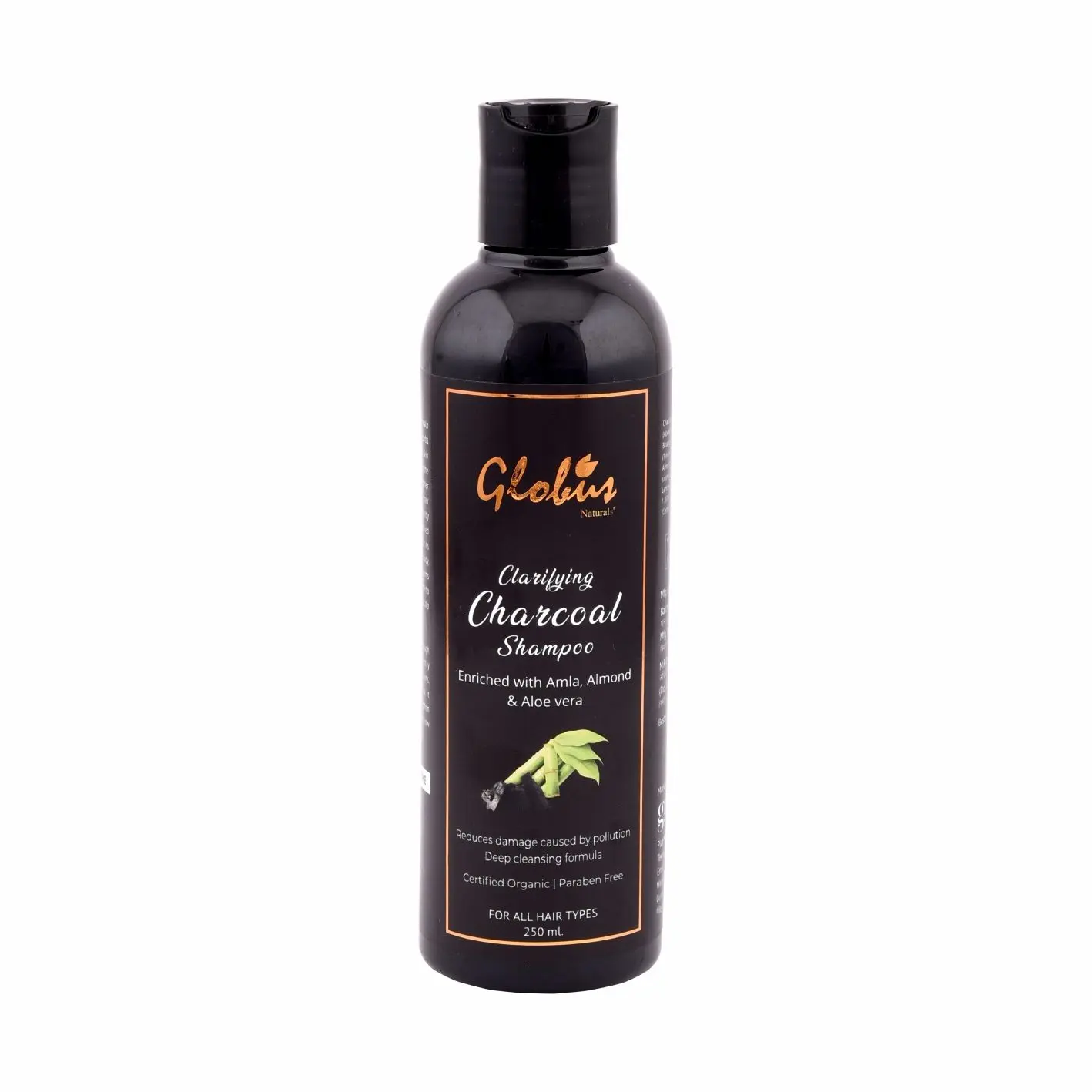 Globus Naturals Clarifying Charcoal Shampoo (250 ml)