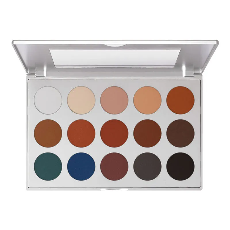 Kryolan Eye Shadow Mirror Palette - Natural