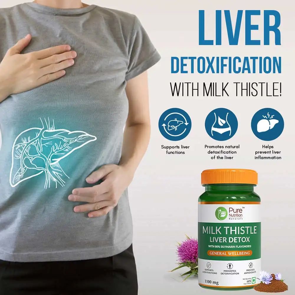 Pure Nutrition Milk Thistle Liver Detox,  60 tablet(s)