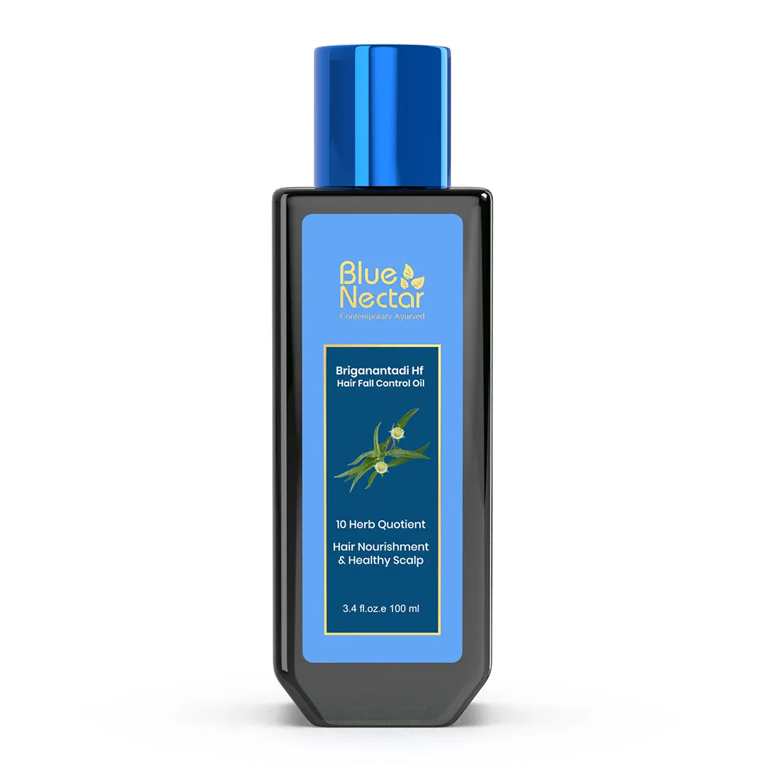 Blue Nectar Briganantadi - Hf Bringha Hair Fall Control & Healthy Scalp Hair Oil