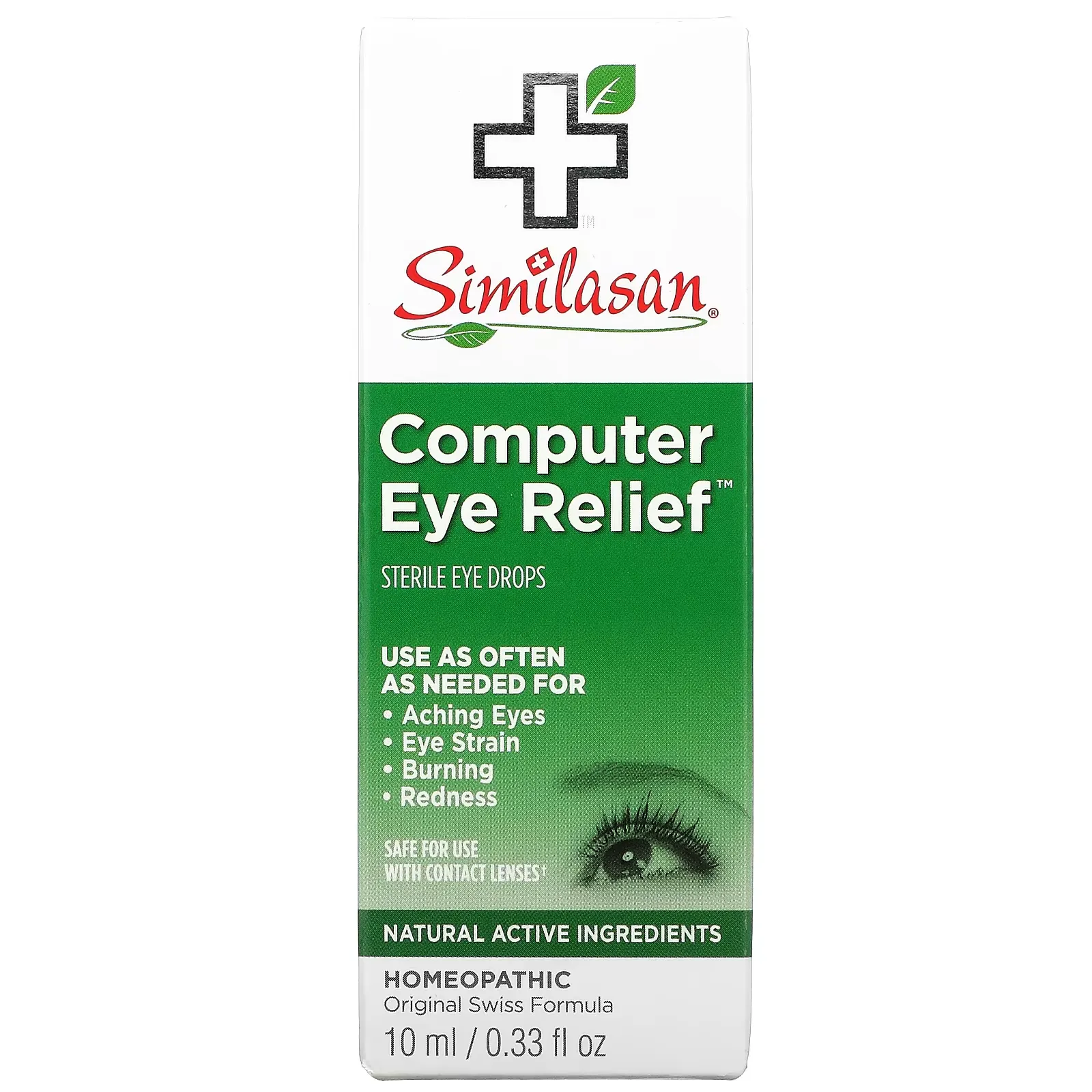 Computer Eye Relief, Sterile Eye Drops, 0.33 fl oz (10 ml)