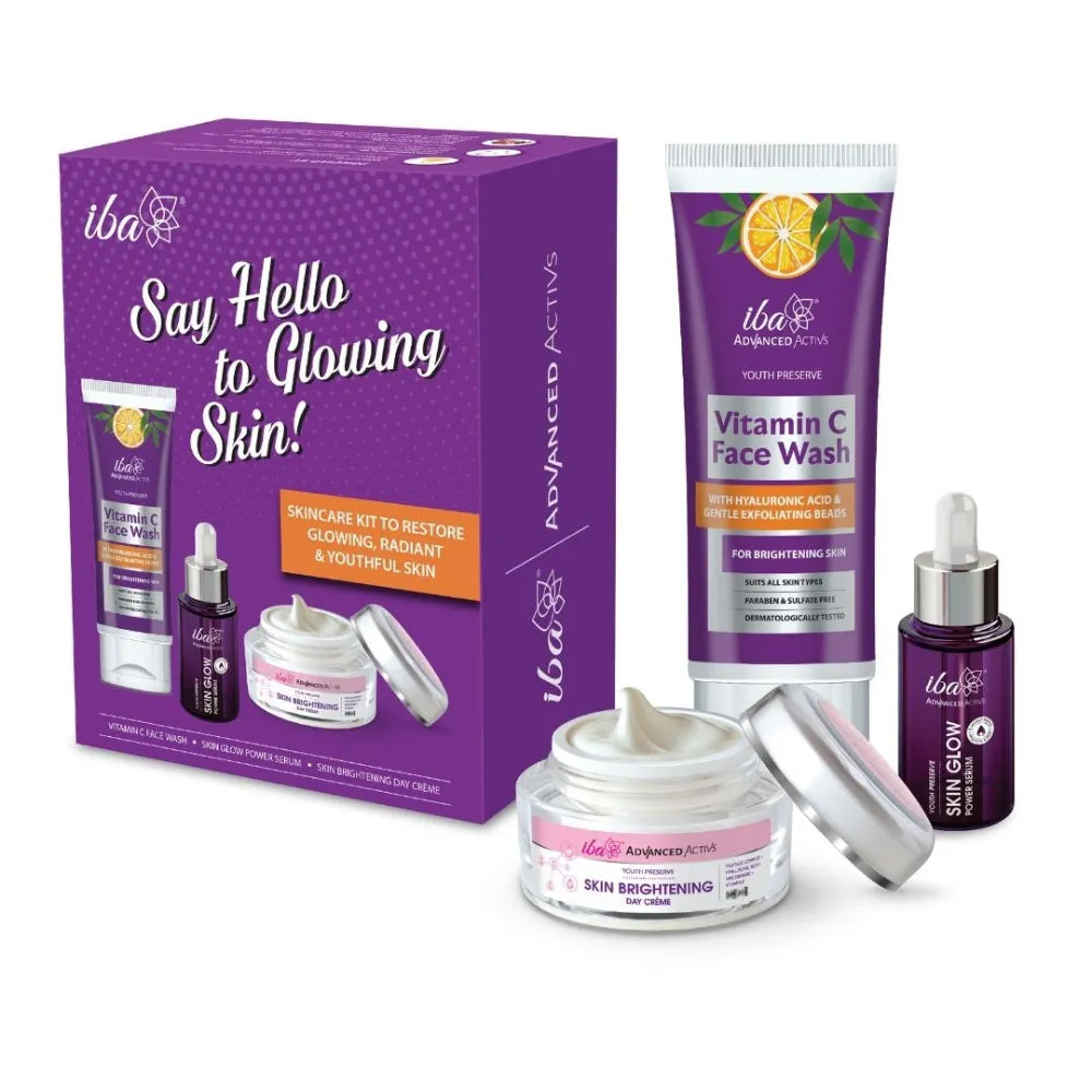 IBA Say Hello To Glowing Skin Kit To Restore Glowing, Radiant & Youthful Skin