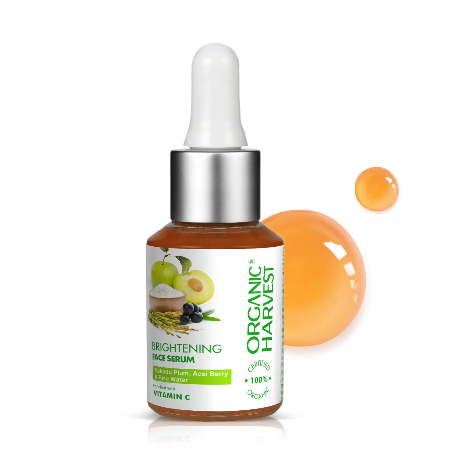 Organic Harvest Brightening face serum (30 ml)