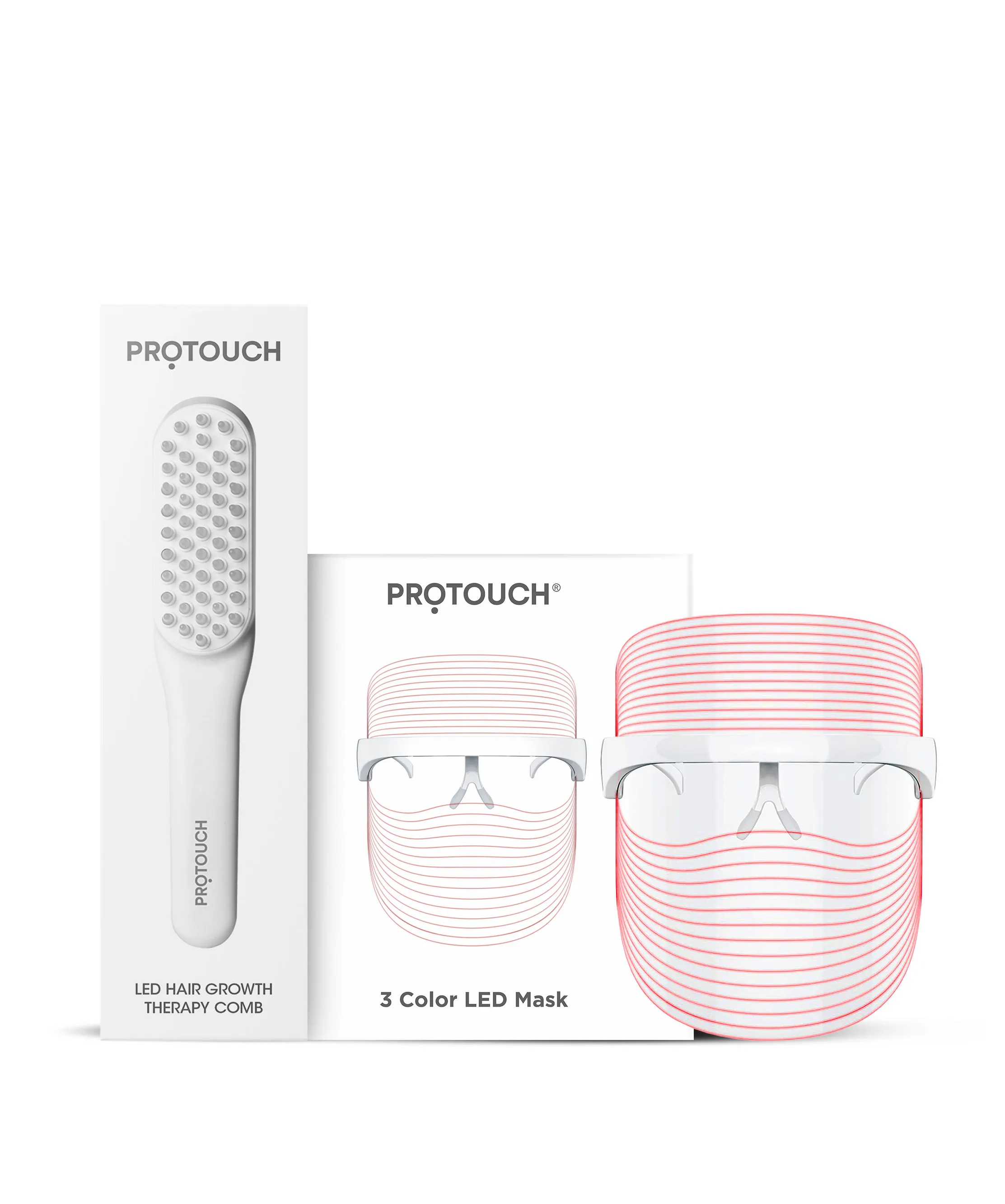 Protouch Led Hair Growth Comb & 3 In 1 Led Face Mask