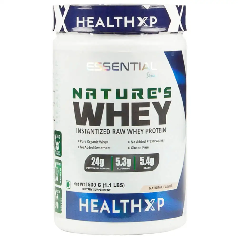 HealthXP Natures Raw Whey Protein,  1.1 lb  Unflavoured