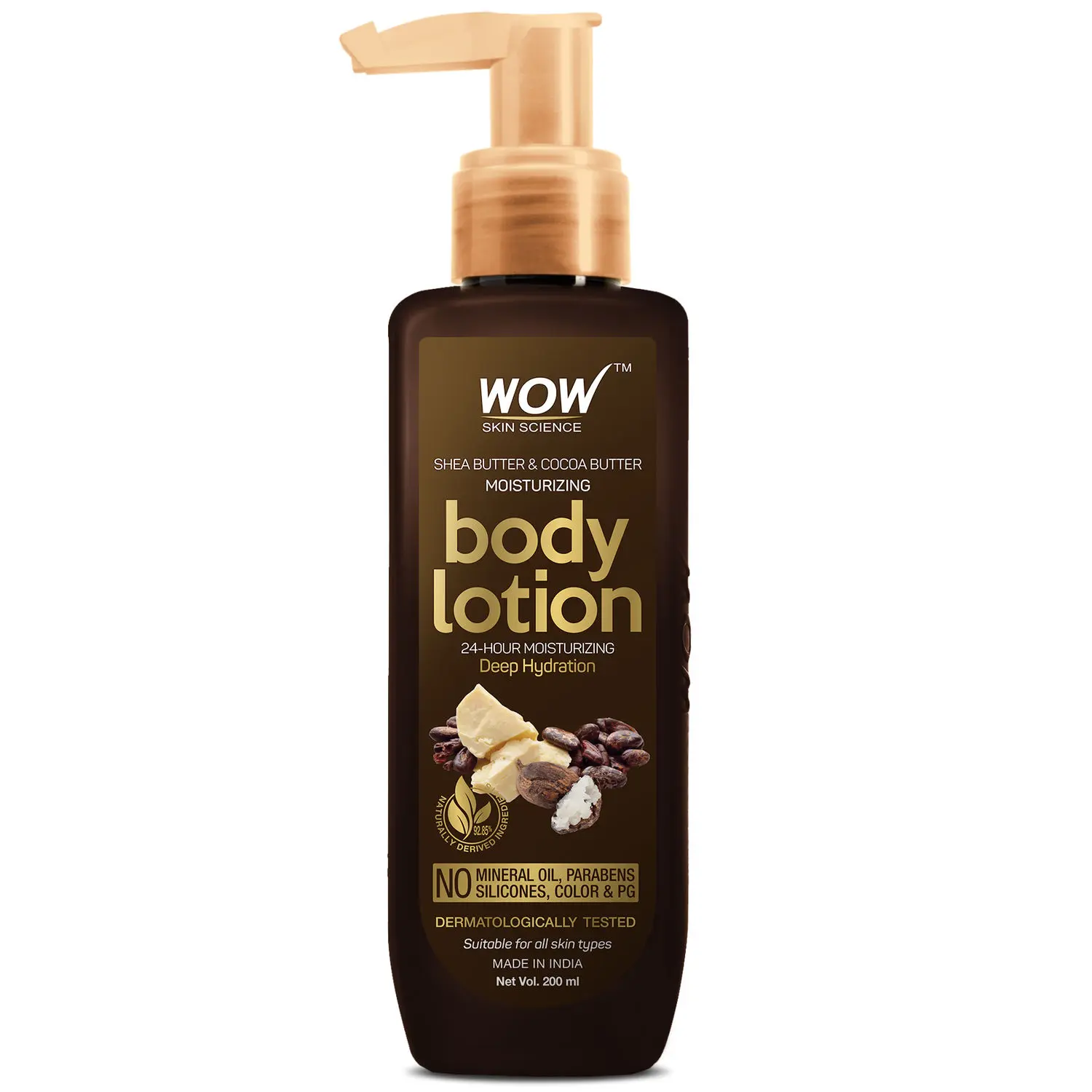 WOW Skin Science Shea Butter & Cocoa Body Lotion 200ml