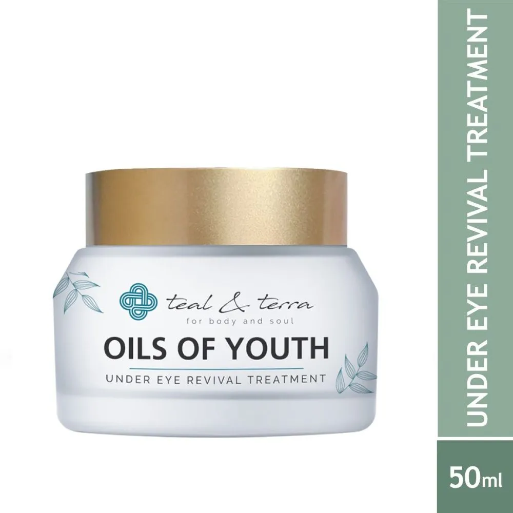 Teal & Terra Under Eye Revival Treatment with Pure Essential Oils and Vitamins