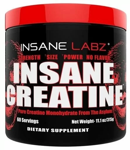 INSANE CREATINE BY INSANE LABZ®, 60 SERVINGS