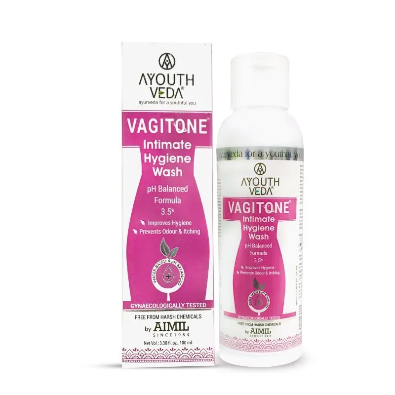 Ayouthveda Vagitone Intimate Hygiene Wash for Women Improved Ph Balancing formula for Sensitive Skin